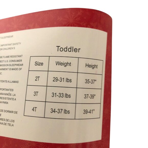 Holiday Style Toddler Family Pajamas 2 Piece Christmas PJ Set Size 3T - Picture 3 of 4